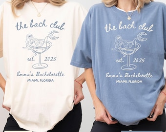 Mermaid Bachelorette Shirts Comfort Colors, Beach Bachelorette Tshirts, Mermaid Bach T Shirt, Coastal Bachelorette Tees, Tropical Bach Party