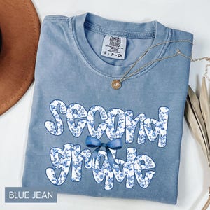 Second Grade Teacher Shirt Comfort Colors, 2nd Grade TShirt, Back to School Teacher Tee, Second Grade Teacher Team Shirts, Elementary School