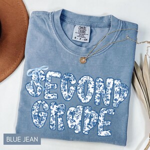 Second Grade Teacher Shirt Comfort Colors, 2nd Grade TShirt, Back to School Teacher Tee, Second Grade Teacher Team Shirts, Elementary School