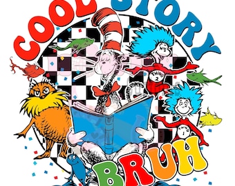 Dr Seuss reading across America 5 lot digital PNG