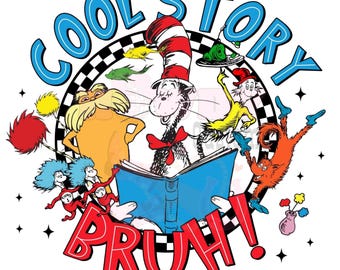 Dr Seuss reading across America 5 lot digital PNG