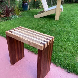 Wooden side table