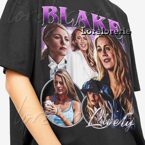 Limited Blake Lively Shirt, Crewneck Shirt, Sweatshirt, youth Shirt, Hoodie , crop tee , women racerback vintage unisex sweatshirt