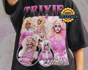 Trixie Mattel T-shirt Graphic Tee, Unisex Vintage Style