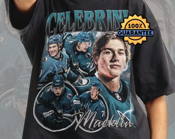 Macklin Celebrini shirt, Celebrini shirt Vintage Unisex Long Sleeve Shirt, Graphic tee ice hockey