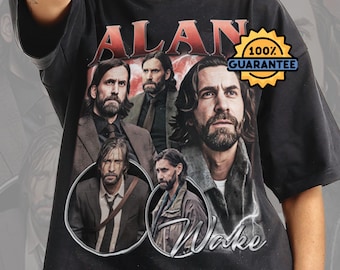 Alan Wake Shirt Graphic Tee, Unisex Crewneck Sweatshirt, bootleg Tshirt N