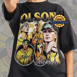 Chemise Jackson Olson, chemise Olson vintage, sweat-shirt unisexe, col rond, sweat à capuche, sport américain