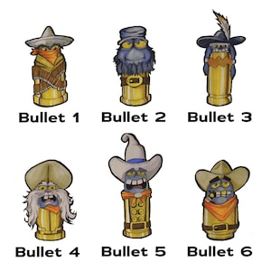 Rodger Rabbit Bullets Sticker / Decal