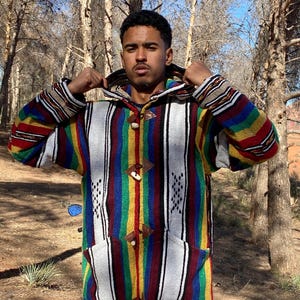 Berber Warm Jacket, Winter Jacket, Bohemian Style, Moroccan Jacket, Handmade Jacket, Vintage Hoodie, Soft Jacket, Cozy Djallaba,Cozy Jabador