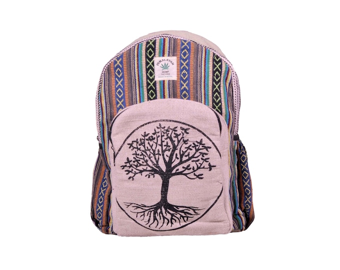 Tree of Life Backpack With Ethnic Patterns, Bagpack for Men, Travel ...