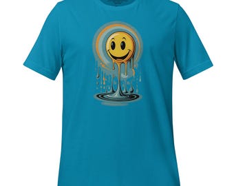 Funny Sweating Sun T-shirt: T-shirt met zomerse hitte voor volwassenen