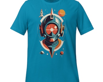 Retro Spaceman Shirt – Vintage Sci-Fi Astronaut Tee, Classic Space Graphic