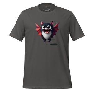 Barkcula Shirt – Funny Vampire Dog Bat Hybrid T-Shirt – Cute Halloween Puppy Parody Tee