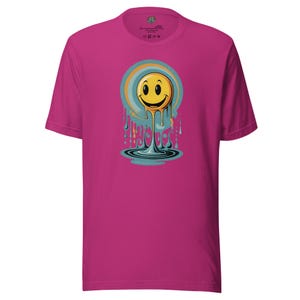 溶ける太陽シャツ - シュールな夏の恐怖を描いたグラフィックのみのヒートウェーブTシャツ