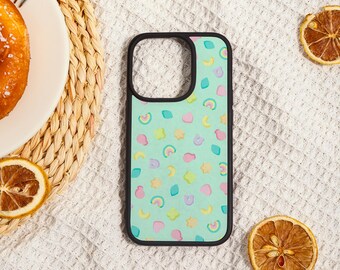 Colorful Cute Elements Phone Case,Holiday Gift for iPhone,iPhone 17 16 16E 15 14 13 12,iPhone Air Pro Plus Mini SE,Personalized Phone Cover