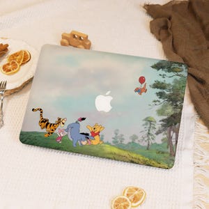 Winnie and Friends MacBook Case for New 2025 M4 Air 13/15,MacBook M3 M4,Mac Pro 13/14/15/16 Aesthetic Laptop Cover,MacBook Ret 15/13 Case