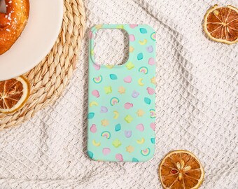 Colorful Cute Elements Hard iPhone Case,Holiday Gift for iPhone,iPhone 17 16 16E 15 14 13,iPhone Air Pro Plus Mini,Personalized Phone Cover