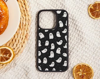 Cute Ghost Full Print Phone Case,Holiday Gift for iPhone,iPhone 17 16 16E 15 14 13 12,iPhone Air Pro Plus Mini SE,Personalized Phone Cover