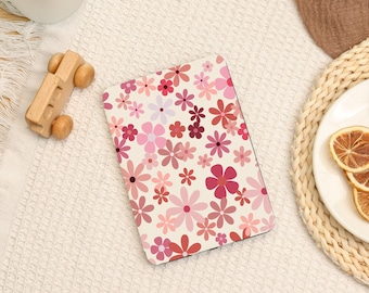 Soft Pink Flowers Kindle Cover,Kindle PaperWhite 12/11,Kindle Colorsoft 2024,All New Kindle Paperwhite Case,Best Personalized Gift for Her