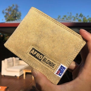 Monedero de lona de camión reciclado