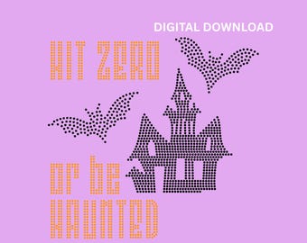 „Halloween Strass-Jubel“ – digitaler Download (SVG) für Silhouette und Cricut.