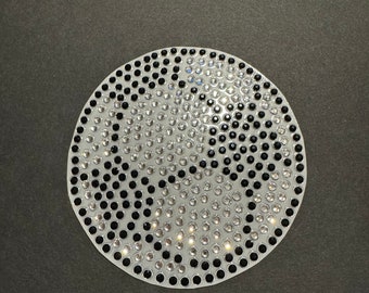 Soccer Rhinestone Decal