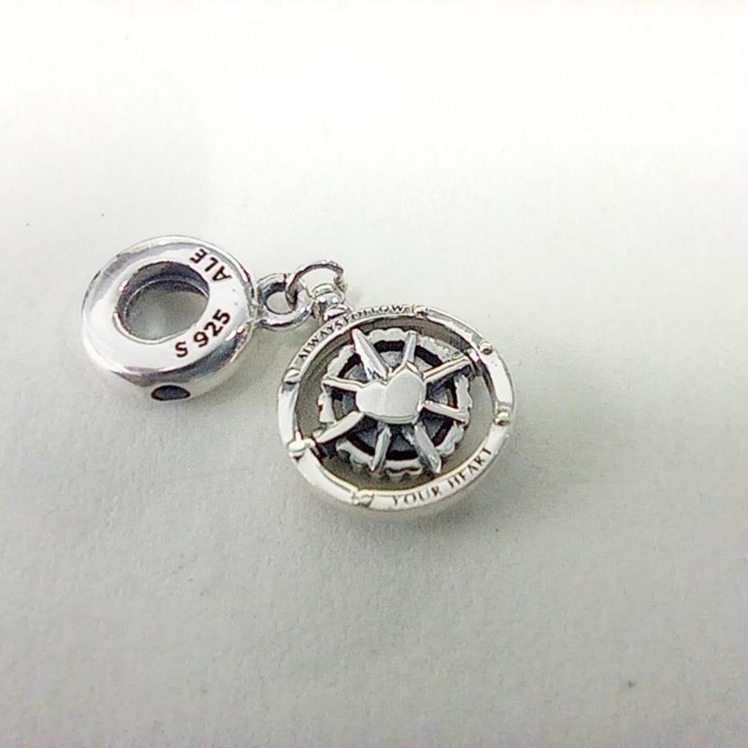Pandora Spinning Compass Dangle Charm - Etsy