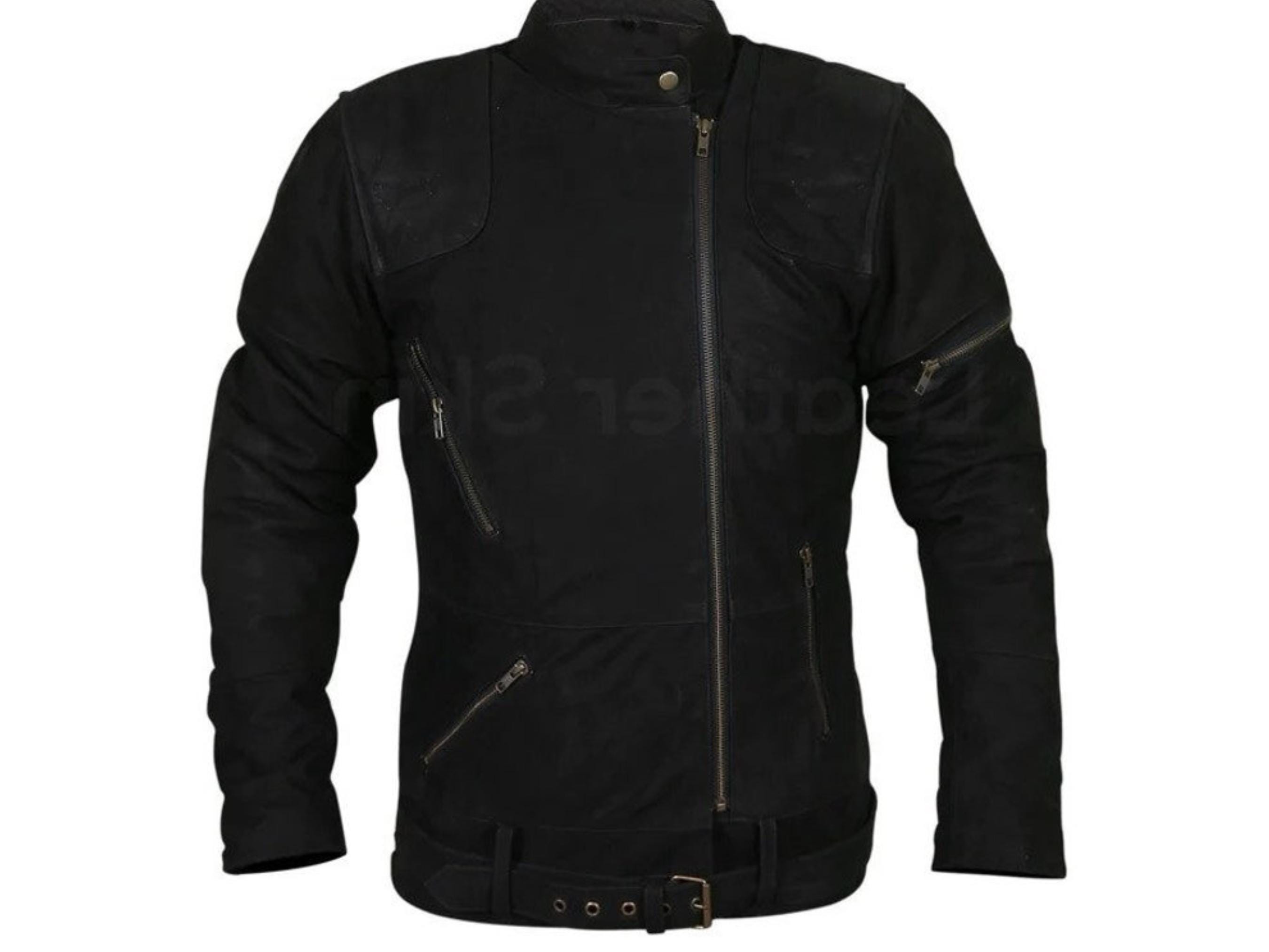 Handmade New Men Black Real Belted Leather Jacket with Zippers on Shoulders, Stylsh Jacket, Men*motorcycle jacket, Men's Classic Jacket, Handmade New Men Black Real Belted Leather Jacket with Zippers on Shoulders, Stylsh Jacket, Men*motorcycle jacket, Men's Classic Jacket,