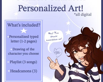 Comfort character art! (sfw) with additions! [COLORED SKETCH PRICE]