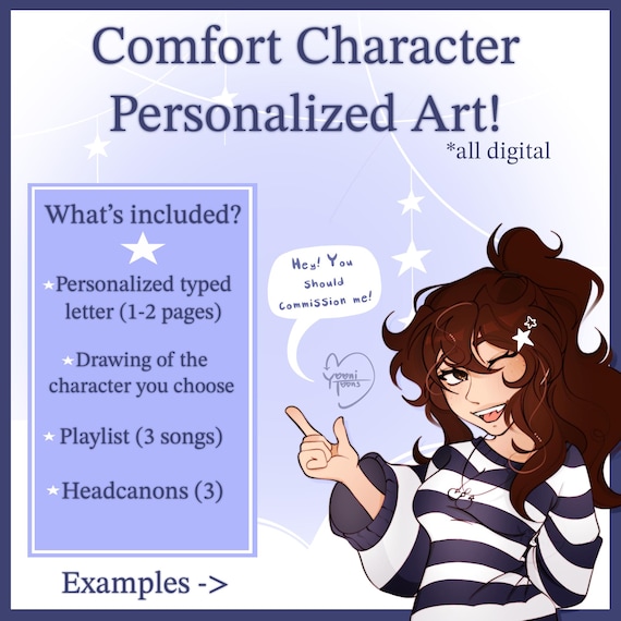 Comfort character art! (sfw) with additions! [CHIBI PRICE]