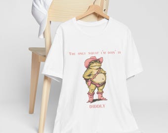 Camiseta divertida de rana Diddly Squat