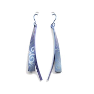 Titanium earrings, 5 colours, absolutely allergy-free