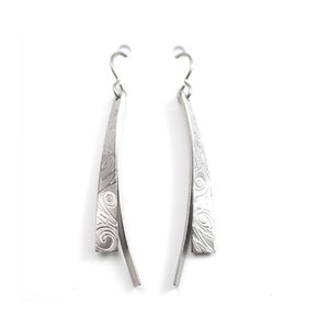 Titanium earrings, 5 colours, absolutely allergy-free