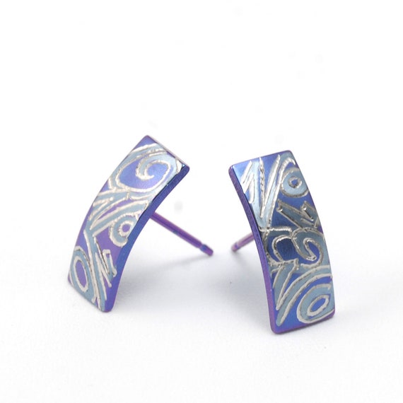 Titanium oorhangers, allergie-vrij! Handgemaakt in Frankrijk. Kies uit