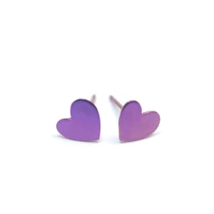 Titanium earrings, 5 colours, absolutely allergy free!
