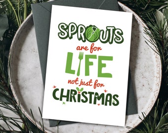 Sprouts Christmas card