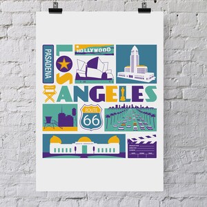 Estampa Los Angeles LA Califórnia