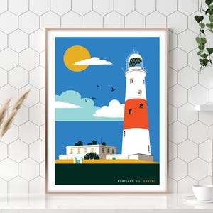 Portland Bill lighthouse, Portland, Dorset print