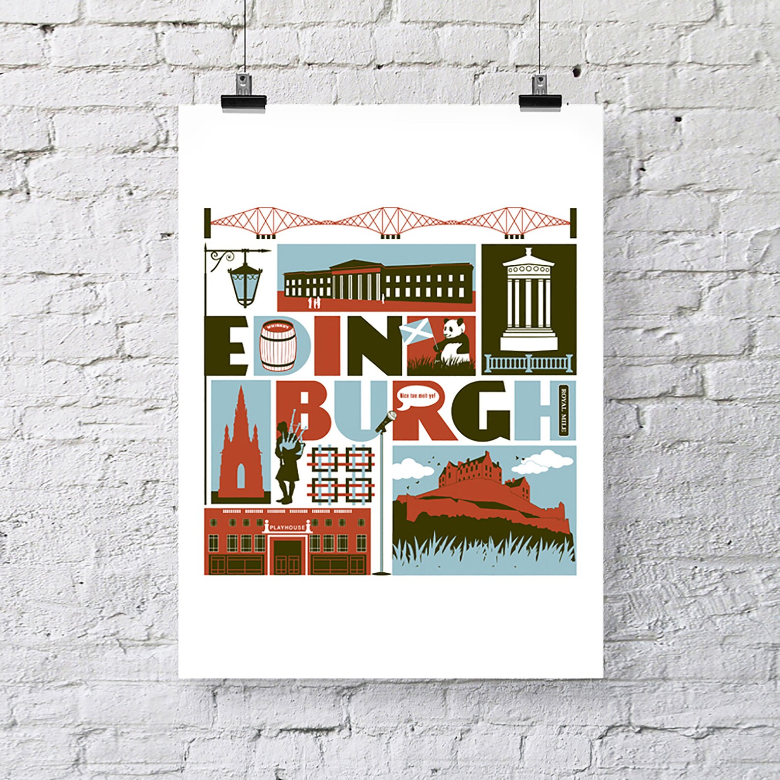 Edinburgh Scotland Print Etsy