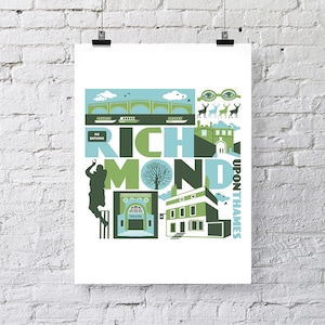 Richmond Upon Thames, London print