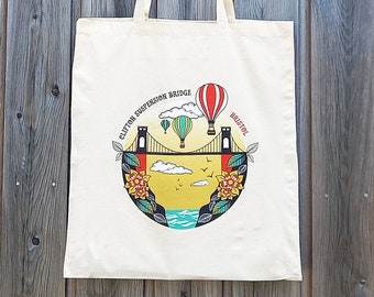 Clifton Suspension Bridge, Bristol tote bag