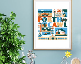 Porthcawl South Wales print