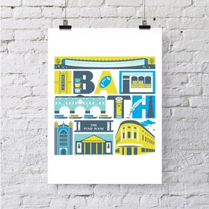 Bath city print