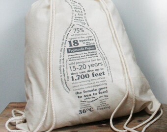 Penguin Facts duffel bag