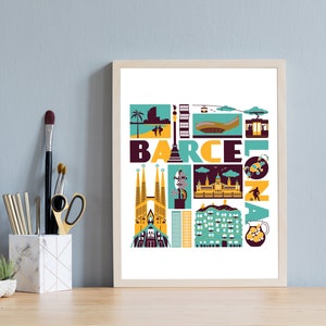Barcelona, Spain print