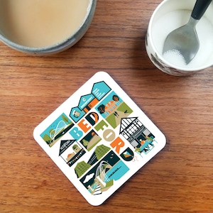 Bedford, Bedfordshire UK coaster