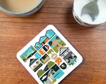 Bedford, Bedfordshire UK coaster