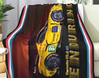 MIENchic Enduring Corvette Le Mans GT3 C8.R, manta polar de 60 x 80 pulgadas
