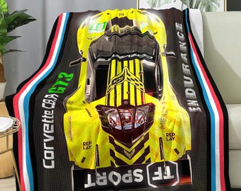 MIENchic Endurance Corvette Le Mans GT3 C8.R, manta polar de 60 x 80 pulgadas