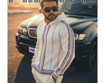 Sudadera con capucha de manga larga y corte ajustado estilo jersey DRIVELINE para hombre, con estampado raglán y aspecto de punto.